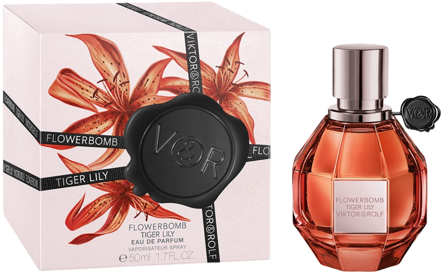 Flowerbomb Tiger Lily by Viktor & Rolf Eau de Parfum Spray for Women. 3.4 oz / 100ml