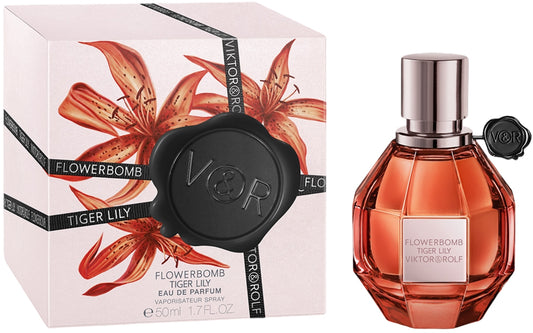 Flowerbomb Tiger Lily by Viktor & Rolf Eau de Parfum Spray for Women. 3.4 oz / 100ml