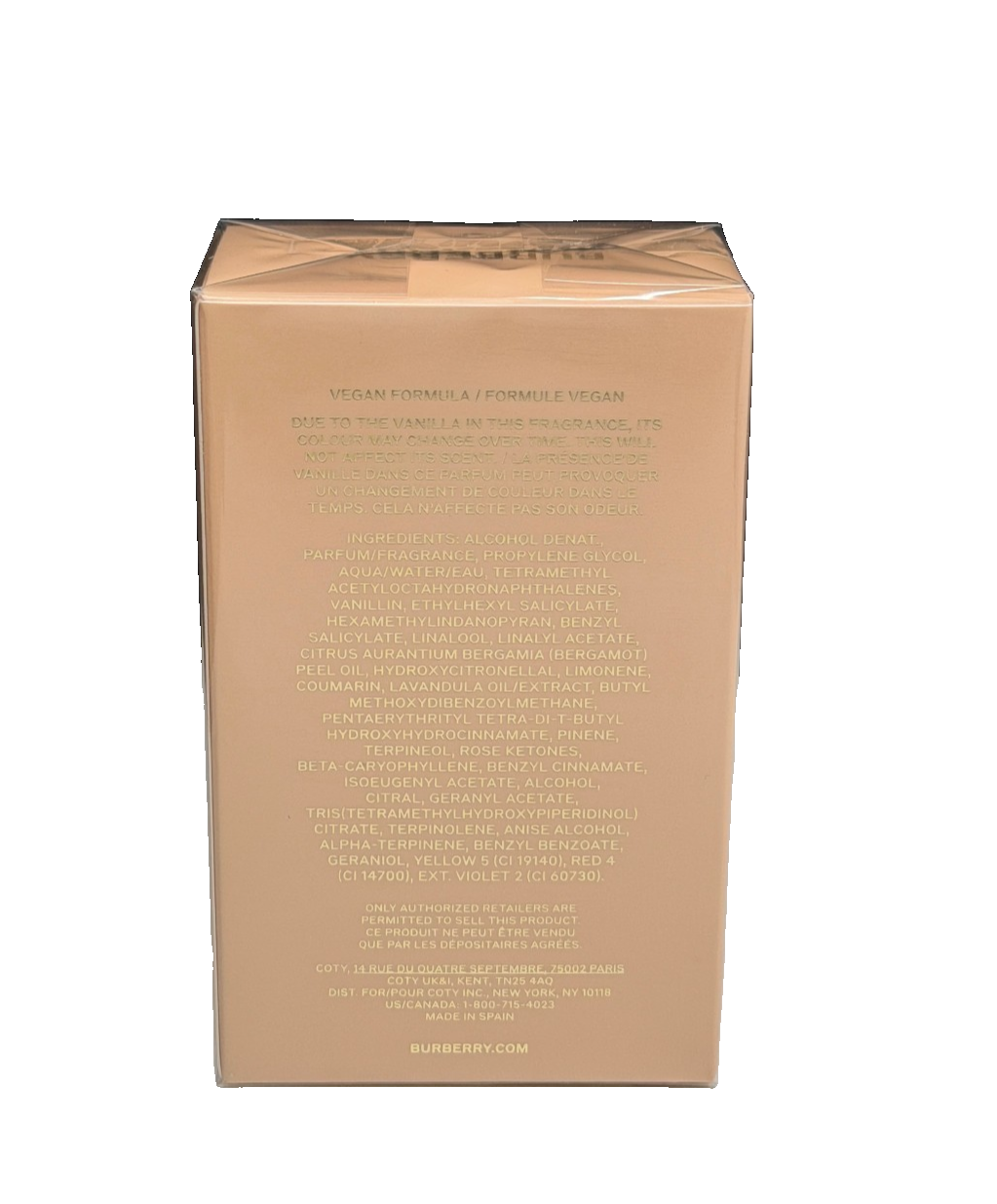 Burberry Goddess Eau De Parfum Spray 1.6 oz 50 ml New In Box