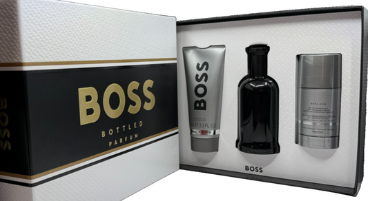 BOSS Bottled parfum, Shower gel and Deodorant stick 3 pieces set New In Box