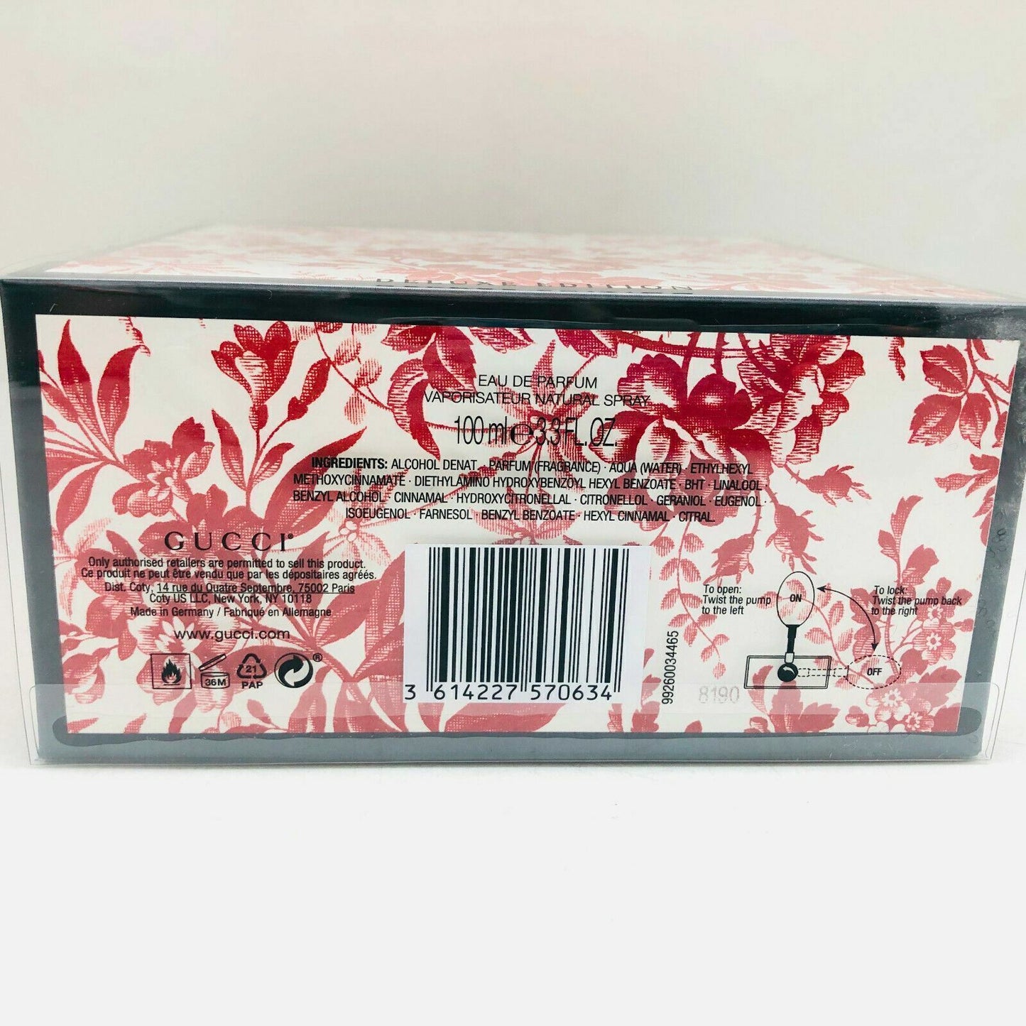 Gucci Bloom Deluxe Edition EDP Vaporisateur Natural Spray 100 Ml/ 3.3 oz, NIB