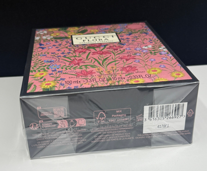 Gucci Flora Gorgeous Gardenia Eau De Parfum 2 Piece Set 3.3 and 0.33 oz NIB