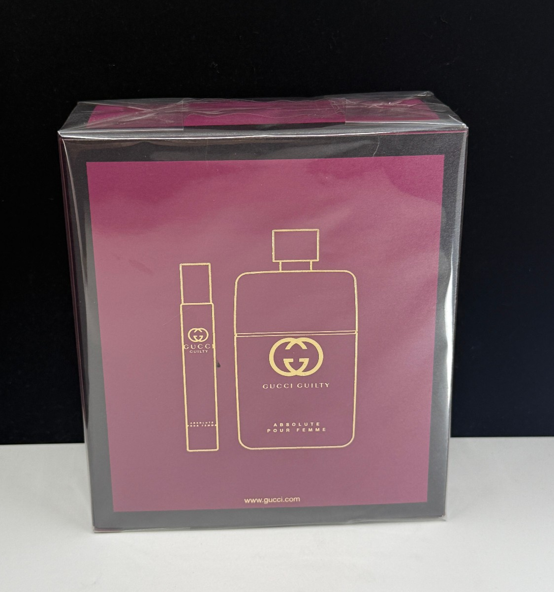 Gucci Guilty Absolute by gucci 2 pc set (3.0 oz + 0.25 oz) EDP New In Box