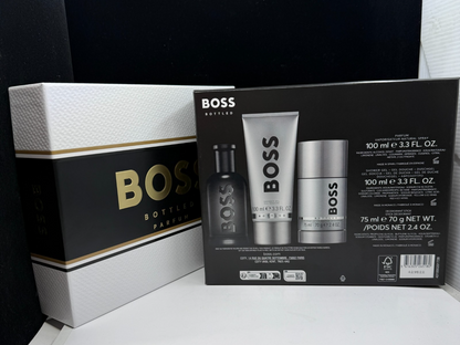 BOSS Bottled parfum, Shower gel and Deodorant stick 3 pieces set New In Box