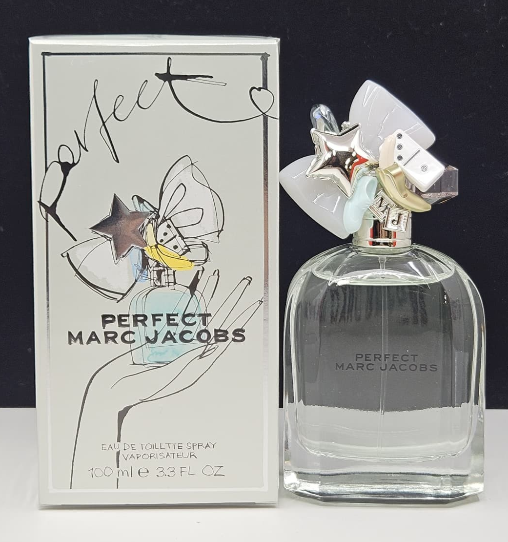 Marc Jacobs Perfect Eau De Toilette Spray 3.3 oz / 100ml New In Box