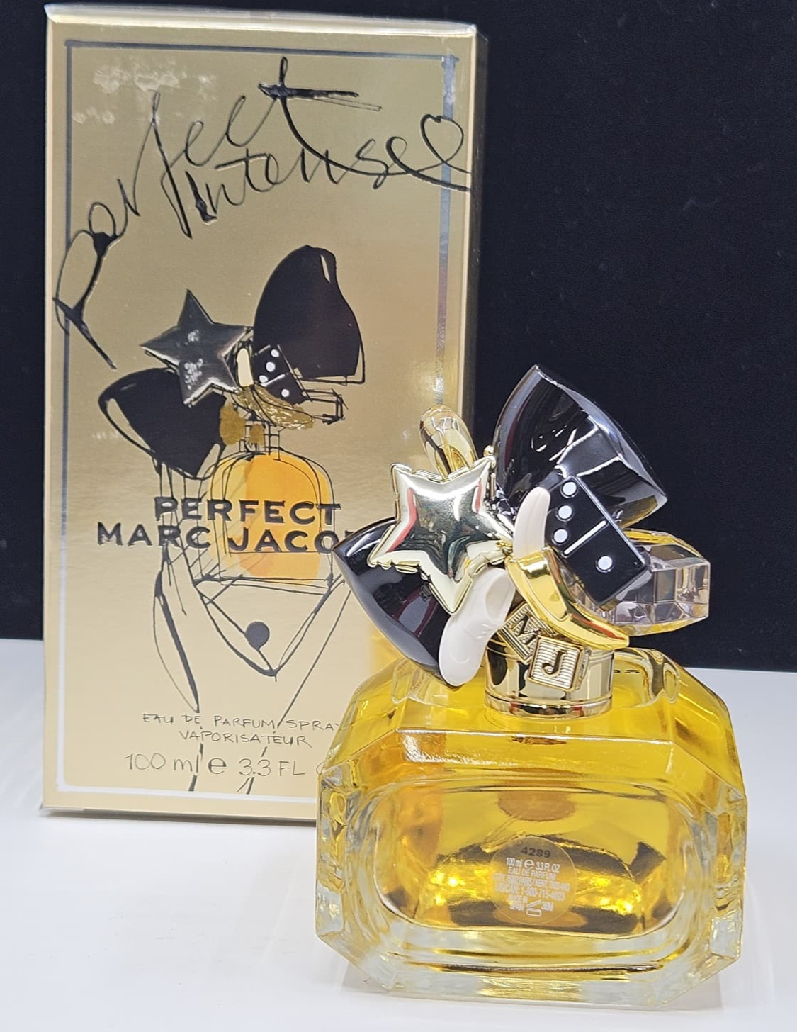 Marc Jacobs Perfect Intense Eau De Parfum Spray 3.3 oz / 100 ml New In Box